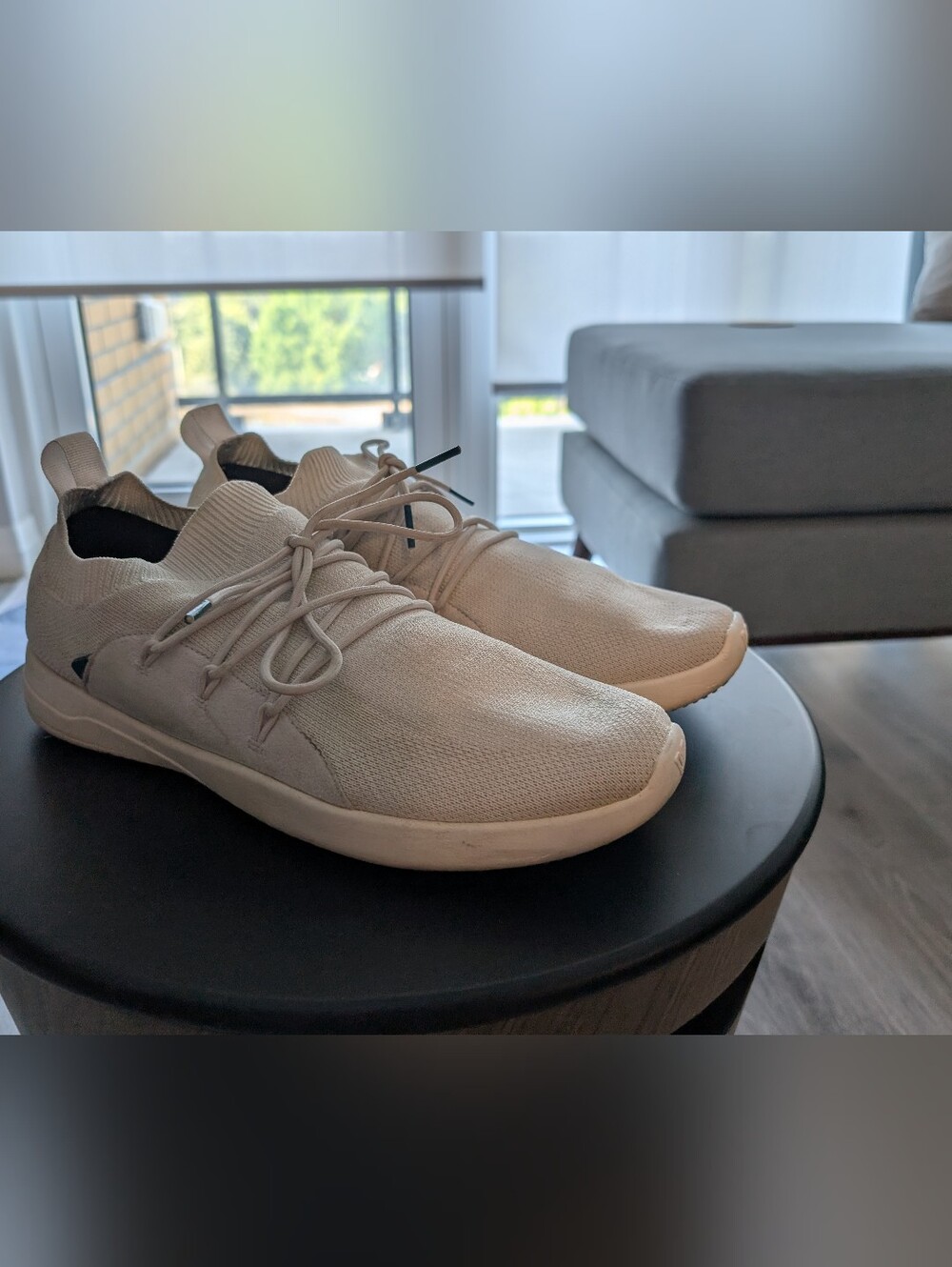 Vessi Men's Cityscape Sneakers In Birch White, Size 11